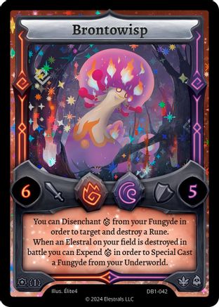 Image of Brontowisp (DB1-042) - Daybreak First Edition Holo
