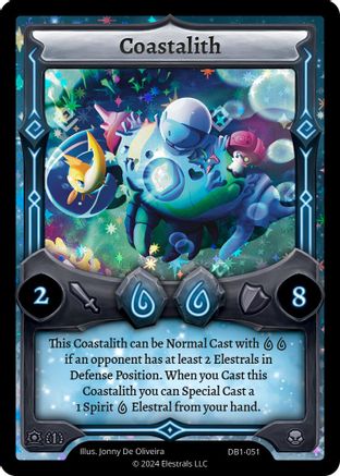 Image of Coastalith (DB1-051) - Daybreak First Edition Holo