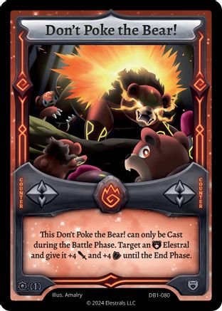 Image of Dont Poke the Bear! (DB1-080) - Daybreak First Edition