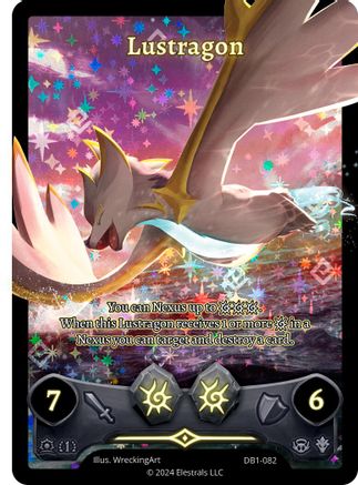 Image of Lustragon (Full Art) (DB1-082) - Daybreak First Edition Holo