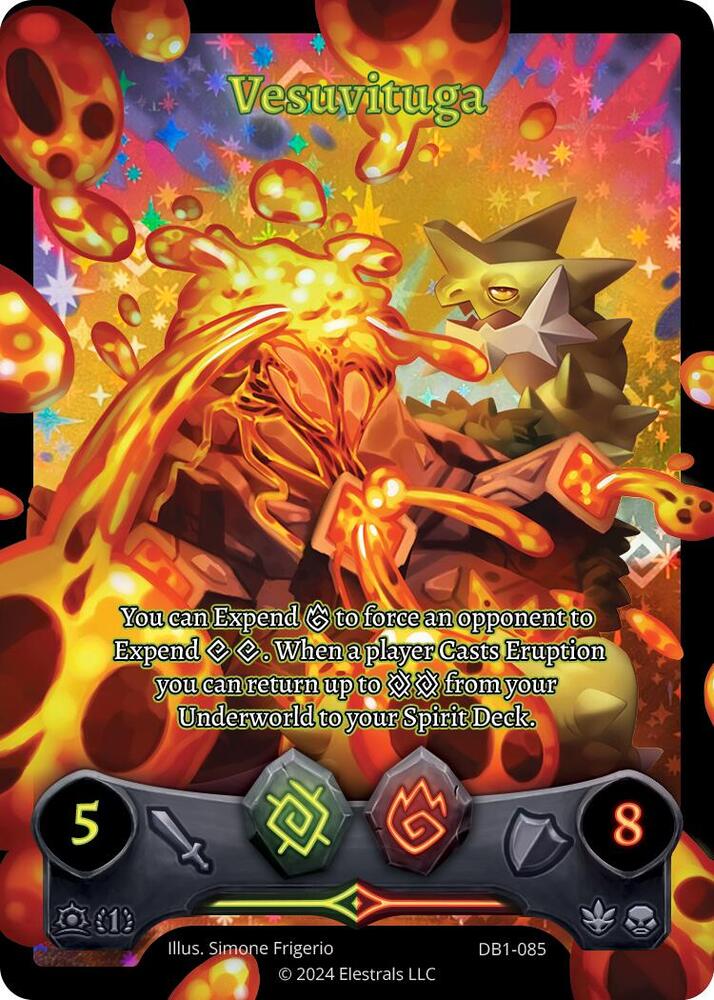 Image of Vesuvituga (Full Art) - Daybreak [First Edition] (DB1)