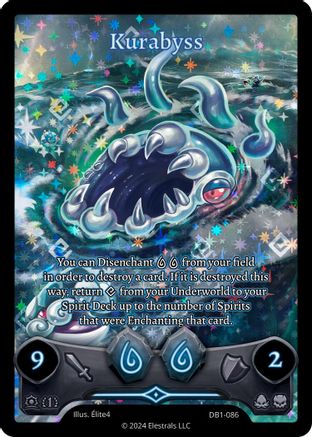 Image of Kurabyss (Full Art) (DB1-086) - Daybreak First Edition Holo