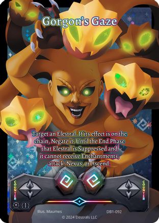 Image of Gorgon's Gaze (DB1-092) - Daybreak First Edition Holo