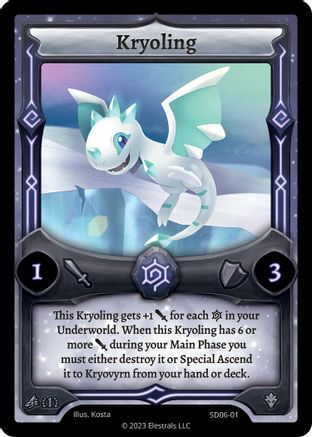 Image of Kryoling (SD06-01) - Kryoscorch Starter Deck First Edition