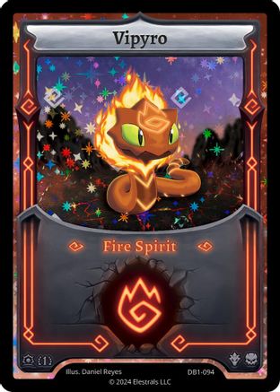 Image of Vipyro (Alternative Art) (DB1-094) - Daybreak First Edition Holo