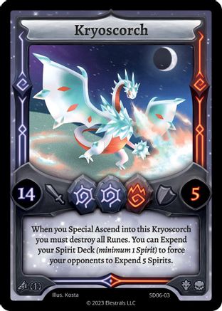 Image of Kryoscorch (SD06-03) - Kryoscorch Starter Deck First Edition Holo