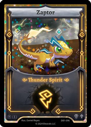 Image of Zaptor(Alternative Art) (DB1-096) - Daybreak First Edition Holo