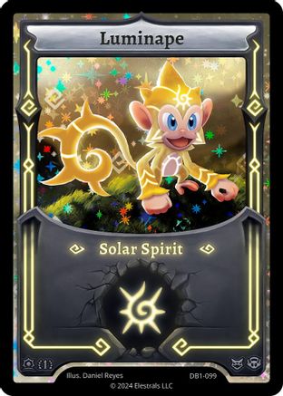 Image of Luminape (Alternative Art) (DB1-099) - Daybreak First Edition Holo