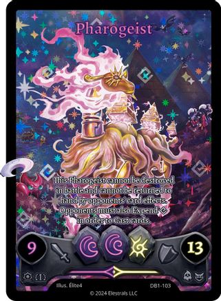 Image of Pharogeist (Box Topper) (DB1-103) - Daybreak First Edition Holo
