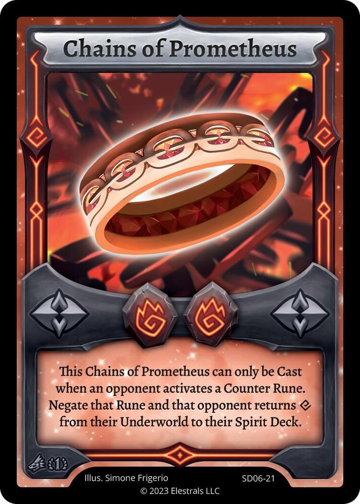 Image of Chains of Prometheus - Kryoscorch Starter Deck [First Edition]  SD06-21
