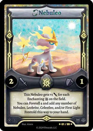 Image of Nebuleo (Serialized) (/99) - Daybreak First Edition Holo