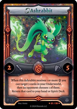 Image of Ashrabbit (Serialized) (/99) - Daybreak First Edition Holo