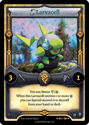 Image of Larvacell (Serialized) (/99) - Daybreak First Edition Holo