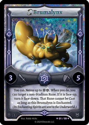 Image of Brumalynx (Serialized) (/99) - Daybreak First Edition Holo