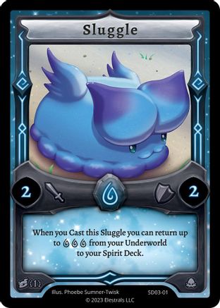Image of Sluggle (SD03-01) - Majesea Starter Deck First Edition