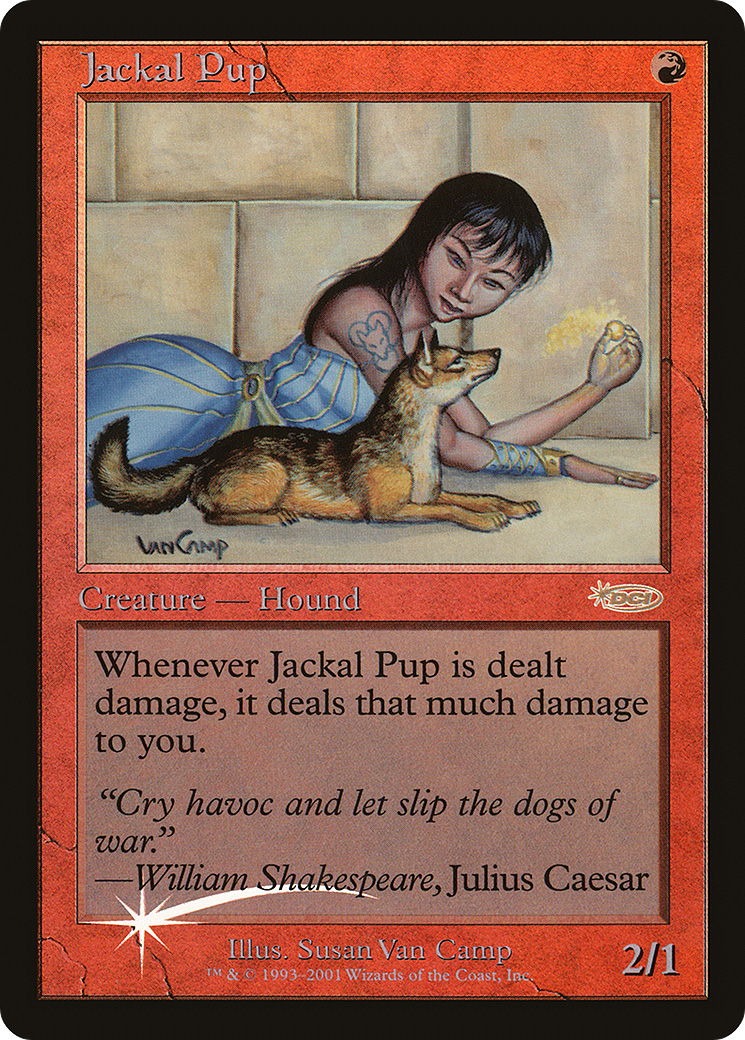 Image of Jackal Pup (FNM-) - Friday Night Magic 2001 Foil