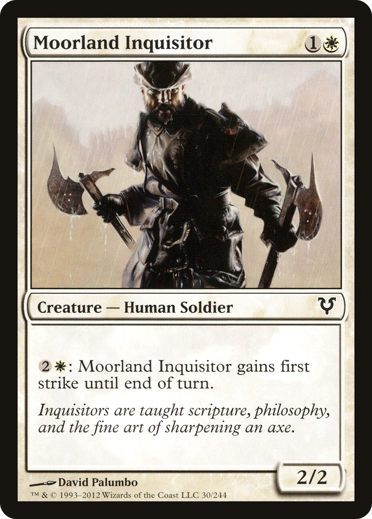 Image of Moorland Inquisitor (AVR-030) - Avacyn Restored