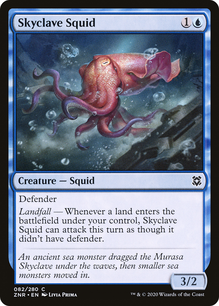 Image of Skyclave Squid (ZNR-082) - Zendikar Rising Foil