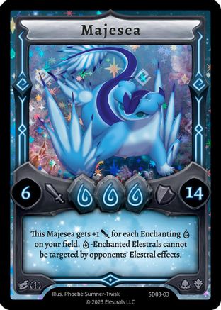Image of Majesea (SD03-03) - Majesea Starter Deck First Edition Holo