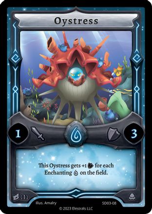 Image of Oystress (SD03-08) - Majesea Starter Deck First Edition