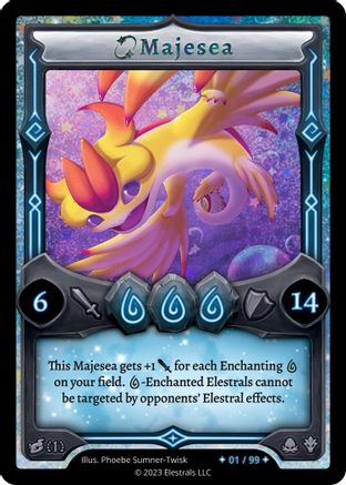 Image of Majesea (Serialized) (/99) - Majesea Starter Deck First Edition Holo