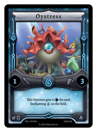 Image of Oystress (SD03-08) - Majesea Starter Deck Kickstarter Edition