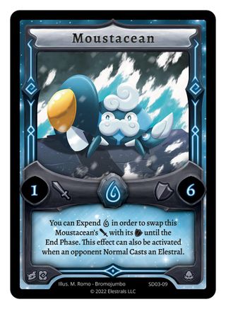 Image of Moustacean (SD03-09) - Majesea Starter Deck Kickstarter Edition
