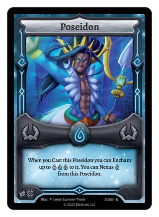 Image of Poseidon (SD03-16) - Majesea Starter Deck Kickstarter Edition