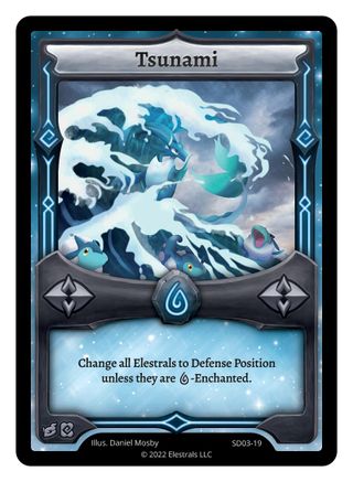 Image of Tsunami (SD03-19) - Majesea Starter Deck Kickstarter Edition