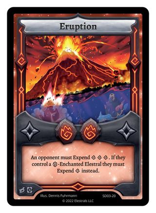 Image of Eruptions (SD03-20) - Majesea Starter Deck Kickstarter Edition