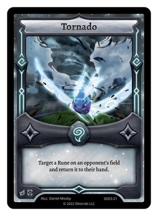 Image of Tornado (SD03-21) - Majesea Starter Deck Kickstarter Edition
