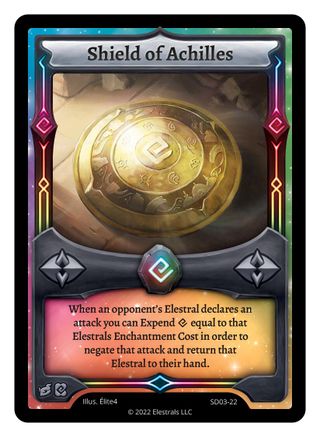 Image of Shield of Achilles (SD03-22) - Majesea Starter Deck Kickstarter Edition