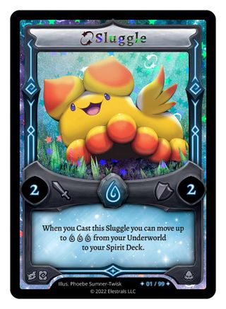 Image of Sluggle (Serialized) (/99) - Majesea Starter Deck Kickstarter Edition Holo