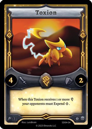 Image of Toxion (SD04-04) - Ohmperial Starter Deck First Edition