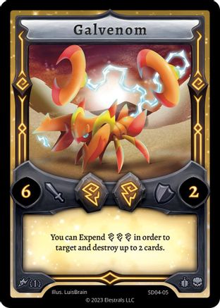 Image of Galvenom (SD04-05) - Ohmperial Starter Deck First Edition