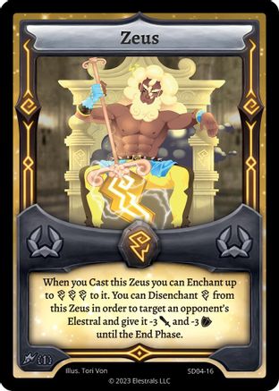 Image of Zeus (SD04-16) - Ohmperial Starter Deck First Edition