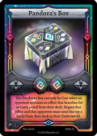 Image of Pandora's Box (SD04-22) - Ohmperial Starter Deck First Edition