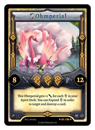 Image of Ohmperial (Serialized) (/99) - Ohmperial Starter Deck First Edition Holo