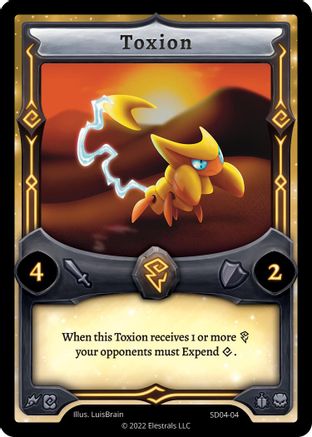 Image of Toxion (SD04-04) - Ohmperial Starter Deck Kickstarter Edition