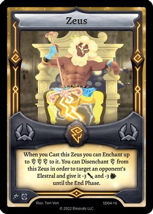 Image of Zeus (SD04-16) - Ohmperial Starter Deck Kickstarter Edition