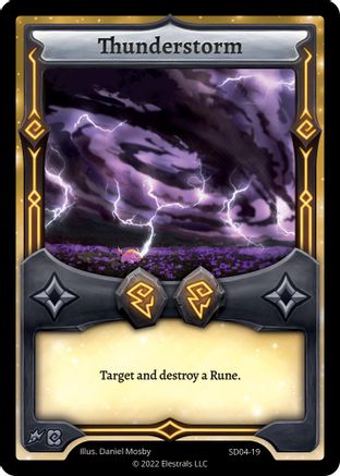 Image of Thunderstorm (SD04-19) - Ohmperial Starter Deck Kickstarter Edition