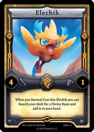 Image of Elechik (SD05-11) - Penterror Starter Deck First Edition