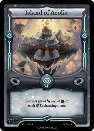 Image of Island of Aeolia (SD05-18) - Penterror Starter Deck First Edition