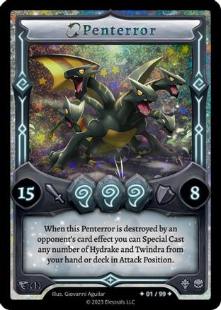 Image of Penterror (Serialized) (/99) - Penterror Starter Deck First Edition Holo