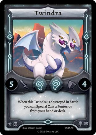 Image of Twindra (SD05-02) - Penterror Starter Deck Kickstarter Edition