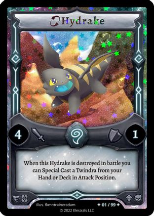 Image of Hydrake (Serialized) (/99) - Penterror Starter Deck Kickstarter Edition Holo