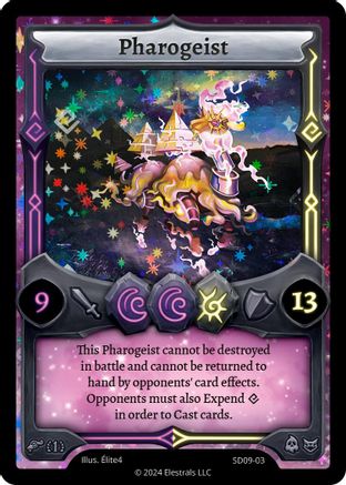 Image of Pharogeist (SD09-03) - Pharogeist Starter Deck First Edition Holo