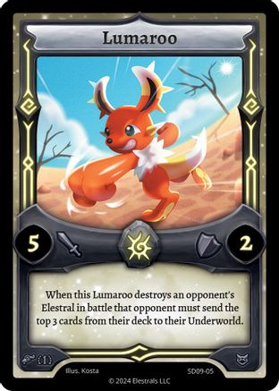 Image of Lumaroo (SD09-05) - Pharogeist Starter Deck First Edition