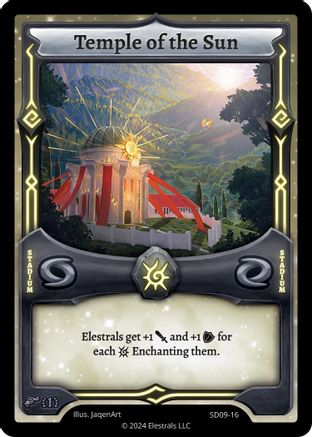 Image of Temple of the Sun (SD09-16) - Pharogeist Starter Deck First Edition