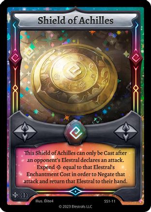 Image of Shield of Achilles (SS1-11) - Shattered Stars Chapter 1 SS1 Holo